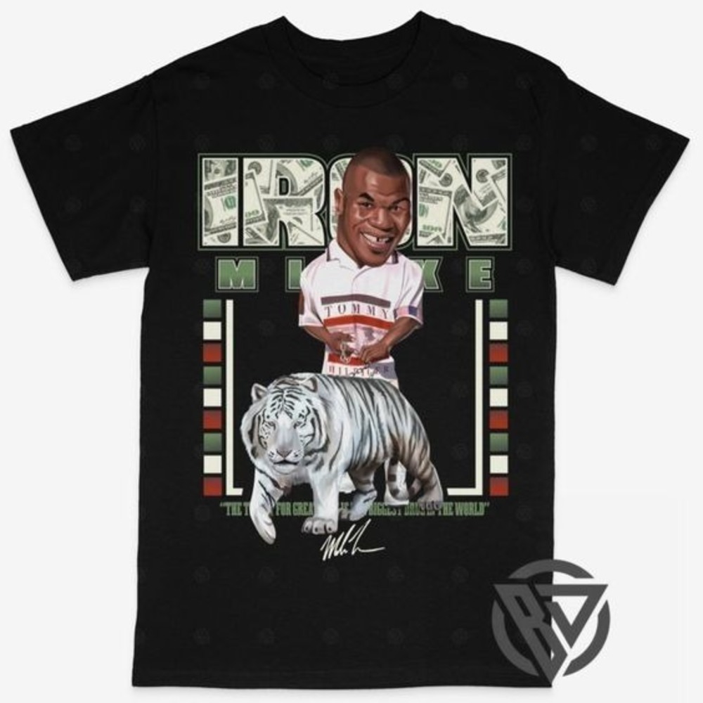 Mike Tyson Tee Shirt Boxing Money
